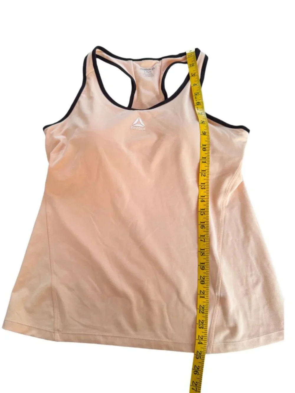 Women's Reebok Large Peach Sports Bra Racerback Dress